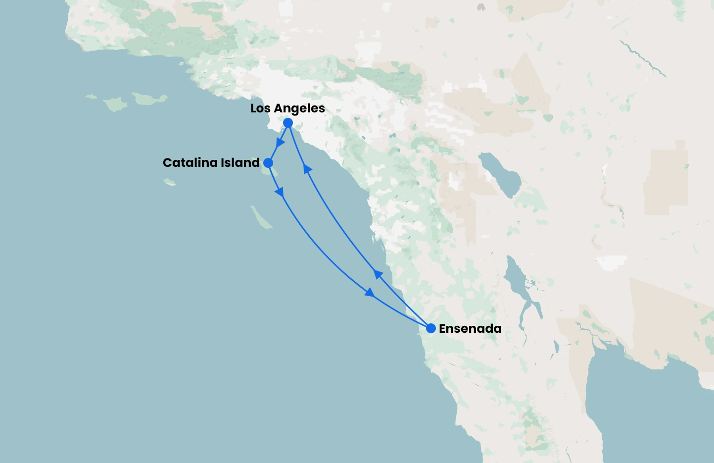 Las Vegas, Los Angeles with Short break cruise